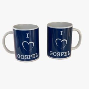 Krus – blå ‘I love gospel’